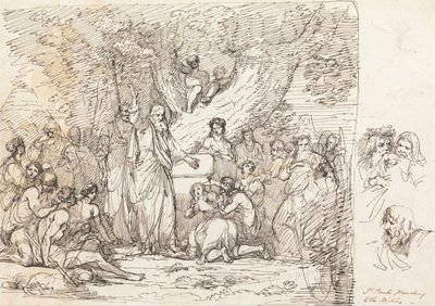 Saint Paul Preaching to the Britons by John Hamilton Mortimer